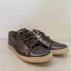 Lanvin White and Brown Leather Interior